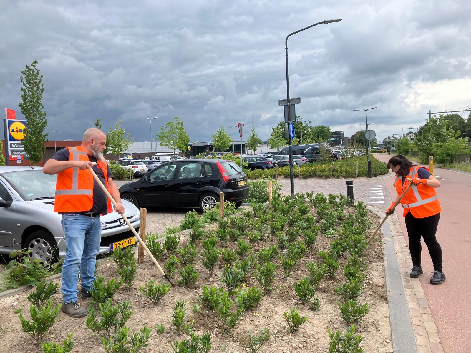 Lindsey schoffelt met Rob Heijmans