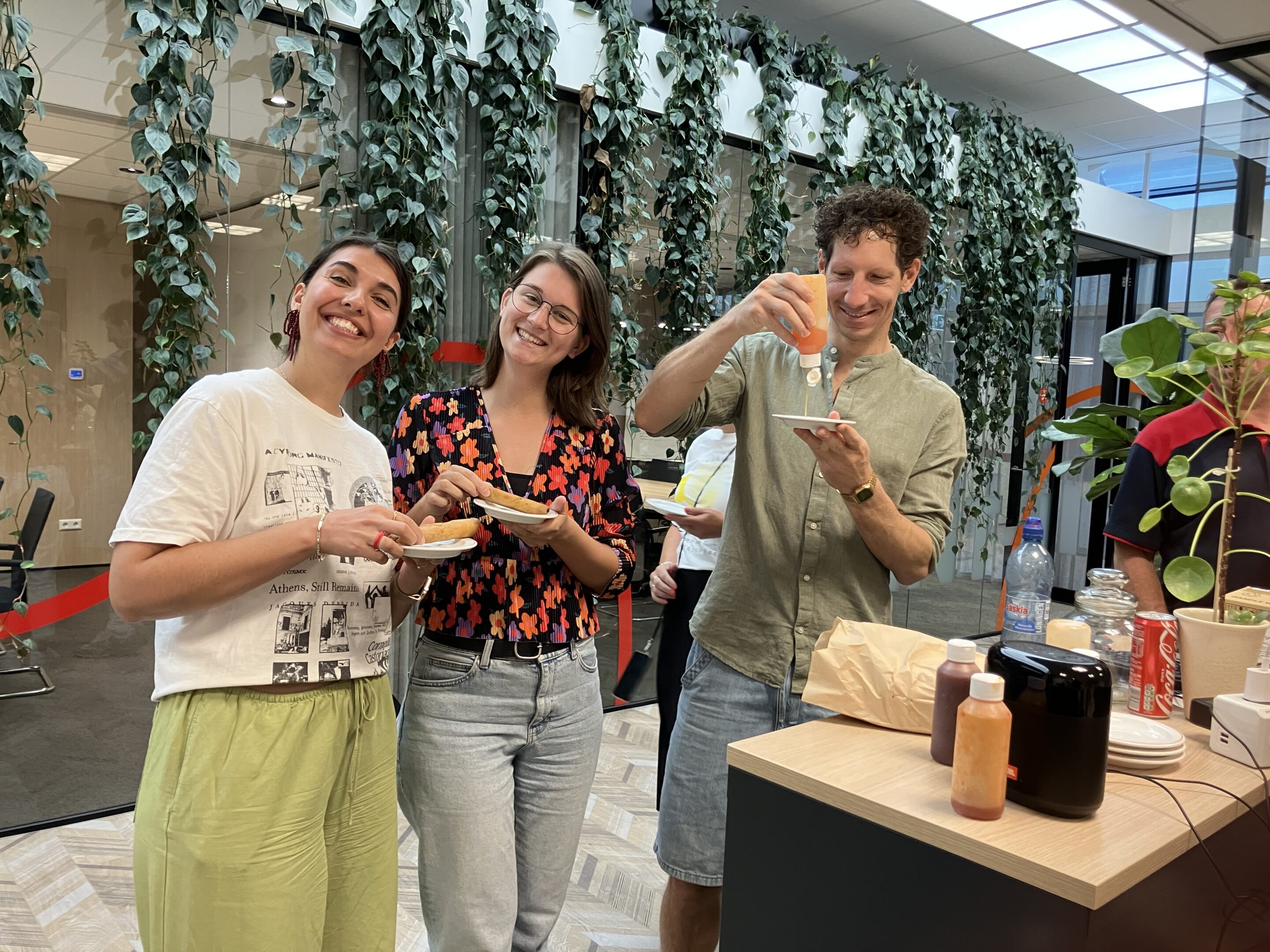 loempiavrijdag met collega's
