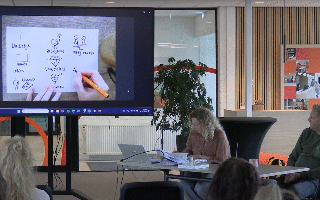 Kennisdelen tijdens lunchbijeenkomst